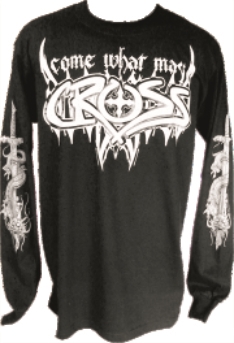 Come What May Long Sleeve Christian T-Shirt in Black