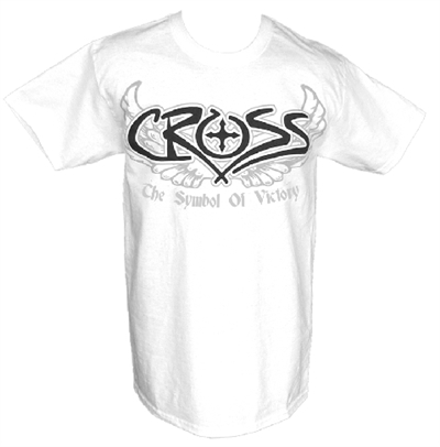 The Symbol of Victory Wings Christian T-Shirt in White