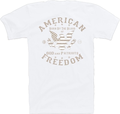 Stars & Stripes Eagle Freedom Patriotic T-Shirt KW