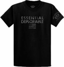 Essential Deplorable Patriotic T-Shirt Black