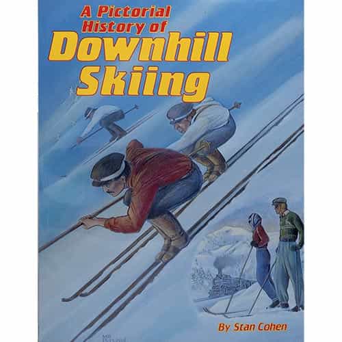 Pictorial History of Downhill Skiing Book Signed by Author