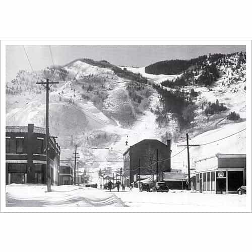 Aspen Mill & Main St. Greeting Card