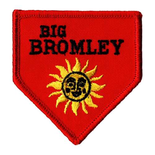 Bromley Mountain, Vermont Vintage 1970s Red and Yellow Ski Resort Patch, 3 x 3 inches