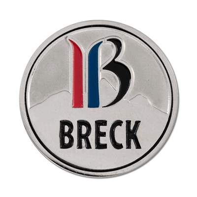 Breckenridge Circular New Logo Ski Pin, 1 x 1 inches