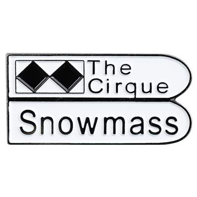 The Cirque at Snowmass Vintage Ski Pin, Size 1 x 1/2 Inches