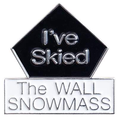 I've skied the Wall at Snowmass Vintage Ski Pin, Size  1 x 1/4 Inches