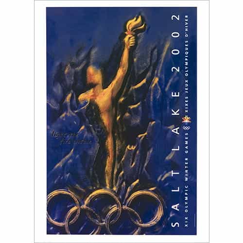 2002 Salt Lake City Winter Olympics Poster