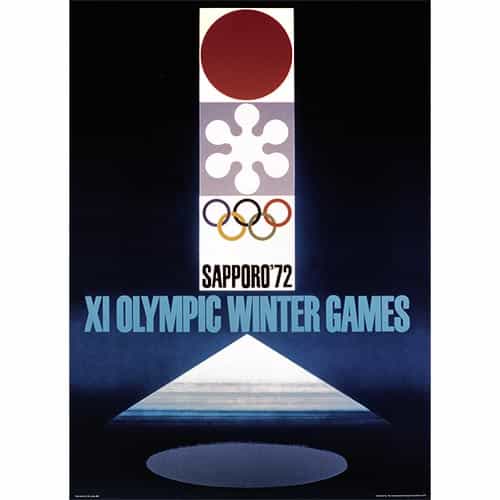 1972 Sapporo Winter Olympics Poster