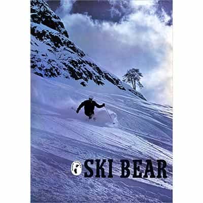 Bear Valley 1970's Vintage Original Ski Poster Photographed by Jerry Hill