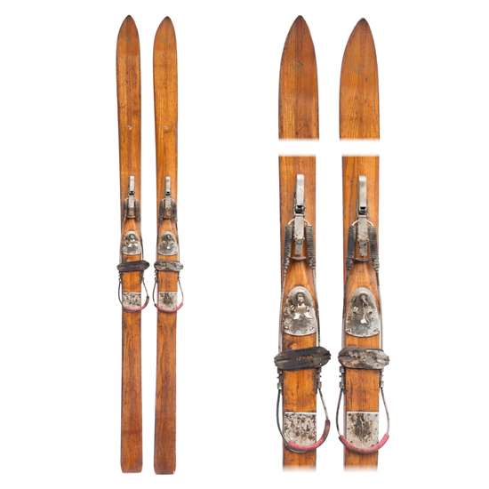 1940's Groswold Ridge Top Vintage Racing Skis