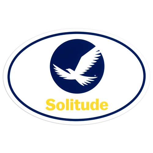 Solitude, Utah Ski Resort Sticker for Skis, Snowboards and Helmets
