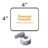 Avery 900314 3 Rolls Direct Thermal Label