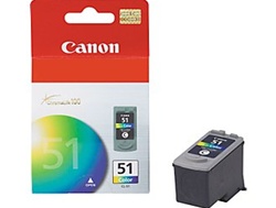 Canon CL-51 Genuine Tri-Color Ink Cartridge 0618B002