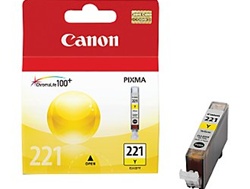 Canon CLI-221Y Genuine Yellow Ink Cartridge 2949B001