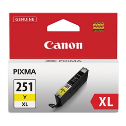Canon CLI-251XL Genuine Yellow Ink 6451B001