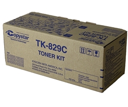 Copystar TK-829C Genuine Cyan Toner Cartridge