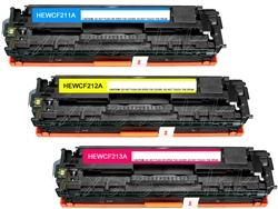 HP CF211A-3A Compatible Toner Cartridge Combo