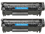 HP CF283X Compatible Toner Cartridge 83X 2-Pack