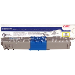 Okidata 44469701 Genuine Yellow Toner Cartridge