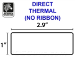Zebra LD-R3TU5B Direct Thermal White Label Paper