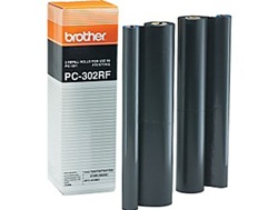 Brother PC302RF 2-Pack Genuine Thermal Fax Ribbon Refill Rolls