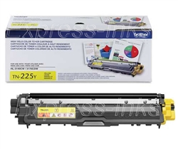 Brother TN225Y High Yield Genuine Yellow Toner Cartridge TN-225Y