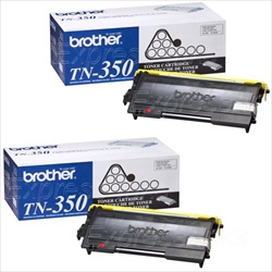 Brother TN350 Genuine Toner Cartridge 2-Pack