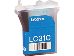 Brother LC31C Genuine Cyan Inkjet Ink Cartridge LC31-C