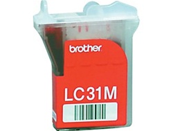 Brother LC31M Genuine Magenta Inkjet Ink Cartridge LC31-M