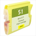 Brother LC51Y Yellow Ink/ Inkjet Cartridge