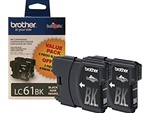 Brother LC612BKS Genuine Black Ink Combo