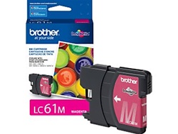 Brother LC61M Genuine Magenta Inkjet Ink Cartridge