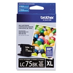 Brother LC75BK Genuine Black Inkjet Ink Cartridge