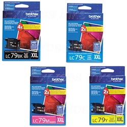 Brother LC79 4-Pack Genuine Ink Cartridge Combo