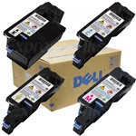 Dell Color Laserjet 1250C Genuine Toner Cartridge Combo