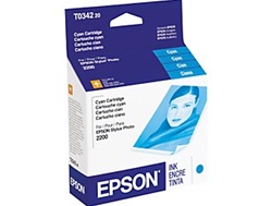 Epson T034220 Genuine Cyan Inkjet Ink Cartridge