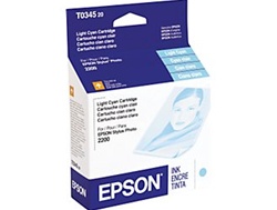 Epson T034520 Genuine Light Cyan Inkjet Ink Cartridge