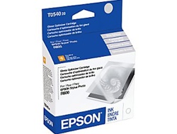 Epson T054020 2-Pack Genuine Gloss Optimizer Inkjet Ink Cartridges