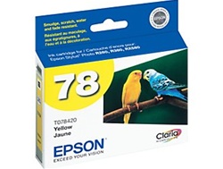 Epson #78 Yellow Genuine Inkjet Ink Cartridge T078420