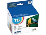 Epson #78 Genuine 5-Pack Inkjet Ink Cartridge Combo T078920