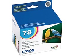 Epson #78 Genuine 5-Pack Inkjet Ink Cartridge Combo T078920