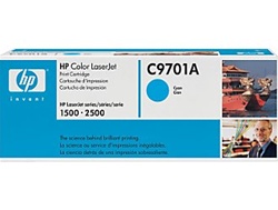 HP Color Laserjet 1500 Cyan Toner Cartridge C9701A