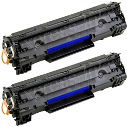 HP CB436AD 2-Pack CB436A Toner Cartridge Combo