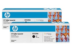 HP Color Laserjet CM2320nf Genuine Black Toner Cartridge 2-Pack