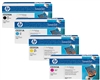 HP Color Laserjet CM3530 4-Pack Genuine Toner Cartridge Combo