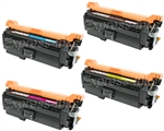 HP CM4540 Compatible 4-Pack Toner Cartridge Combo