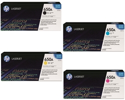 HP CE270A, CE271A, CE272A, CE273A Genuine Toner Combo