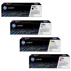 HP CM1415 Genuine Hewlett Packard 128A Toner Combo