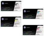 HP CE340A-3A 4-Pack Genuine Toner Cartridge Combo