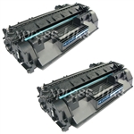 HP CE505A (05A) 2-Pack Black Toner Cartridge Combo